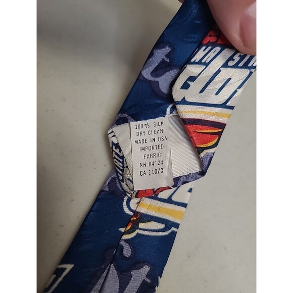 Iowa State Cyclones Cardinal Cy Men's Tie 100% Silk RM Sport Ralph Marlin USA - Picture 5 of 5